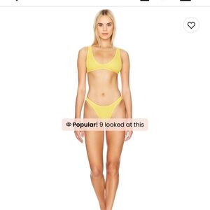 NWT bond eye bikini revolve yellow